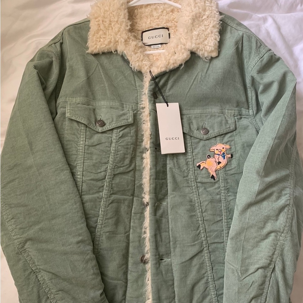 Gucci Green Corduroy Jacket - Sz. 46